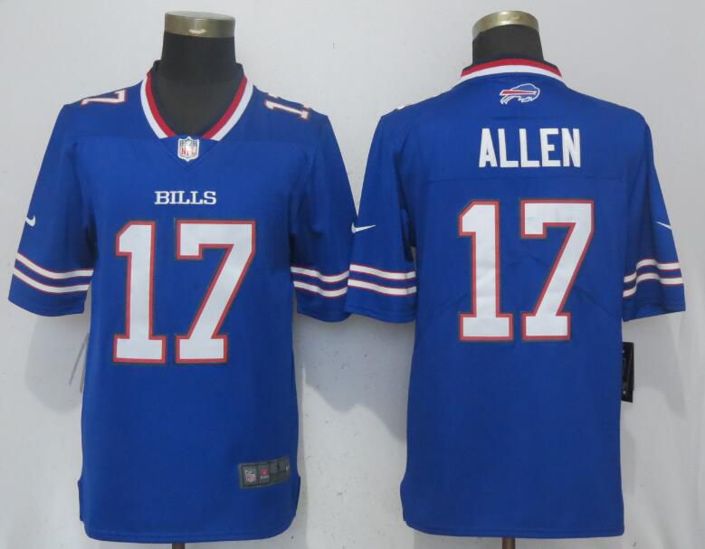 Men Buffalo Bills #17 Allen Blue Nike Vapor Untouchable Limited Playe NFL Jerseys